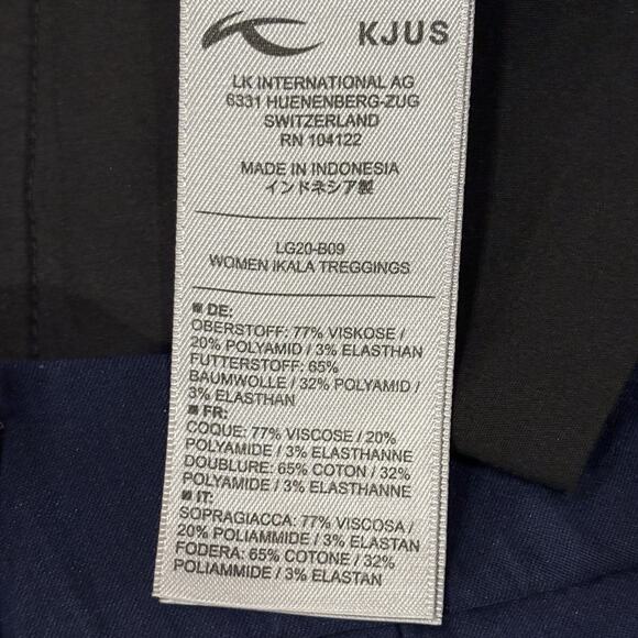 Kjus Pants Ikala Treggings Women’s Golf Size 42 (US 12) XL Slim Stretch Pull On* - Picture 6 of 8